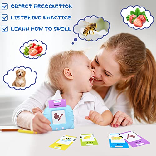 Talking Flash Cards for Toddlers Speech Therapy Toys For Toddlers for 2 3 4 5 6 Year Old Girls Boys 224 Sight Words Early Educational Toys Preschool Learning Resources Montessori Interactive Gifts