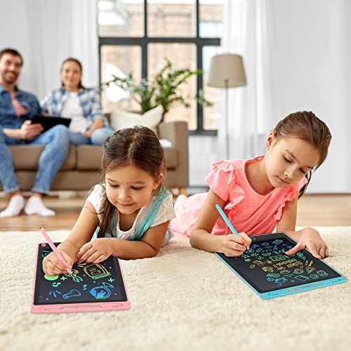 kogabanny 2 Pack LCD Writing Tablet, Doodle Scribbler Pad 8.5 inch Colorful Screen Drawing Board Learning Gift for Kids, Educational Toys for 3-6 Years Old Boys & Girls