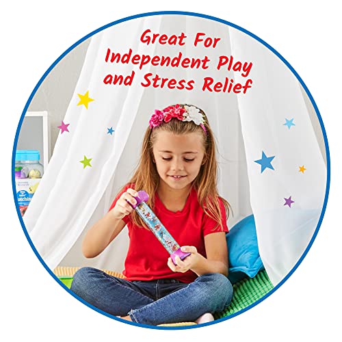 Learning Resources Sensory Fidget Tubes, Anxiety Relief Toy, Occupational Therapy Toys, Fidget Toys for Kids, Kids Sensory Toys for Sensory Play, Play Therapy Toys (Set of 4)