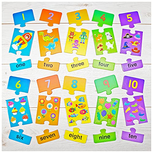 Galt Toys, Number Puzzles, Numbers Jigsaw Puzzle for Kids, Ages 3 Years Plus