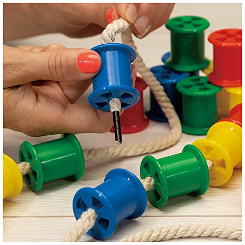 Galt Toys, Cotton Reels, Threading Toy, Ages 3 Years Plus, 20 Count (Pack of 1)