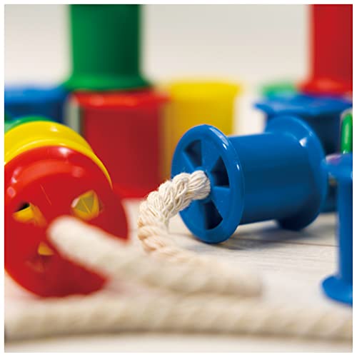 Galt Toys, Cotton Reels, Threading Toy, Ages 3 Years Plus, 20 Count (Pack of 1)