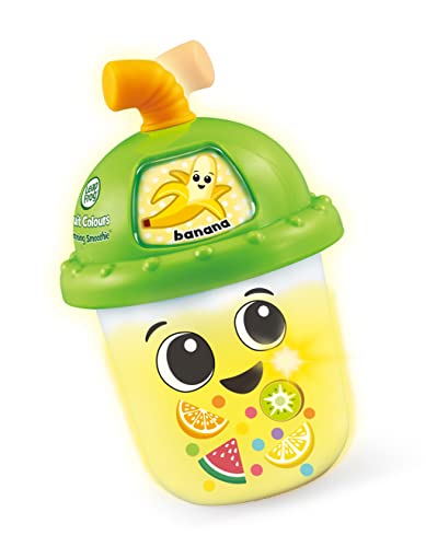 LeapFrog Fruit Colours Learning Smoothie, Interactive Baby Toy with Lights, Music, Colours & Fruit, Baby Gift with Teether for ages 6, 9, 12+ months, English Version