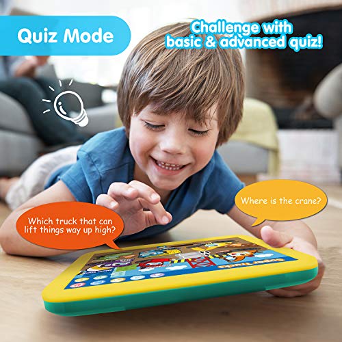 BEST LEARNING INNO PAD Smart Fun Lessons - Educational Tablet Toy to Learn Alphabet, Numbers, Colours, Shapes, Animals, Time for Toddlers Ages 2 to 5 Years Old