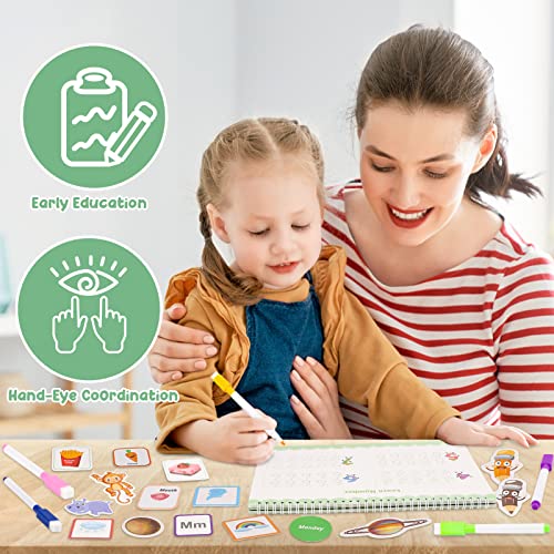 DINORUN Montessori Toys Busy Book for Toddlers 30 Themes Toddler Toys Preschool Learning Books Educational Toys for 2 3 4 5 Year old Boys and Girls