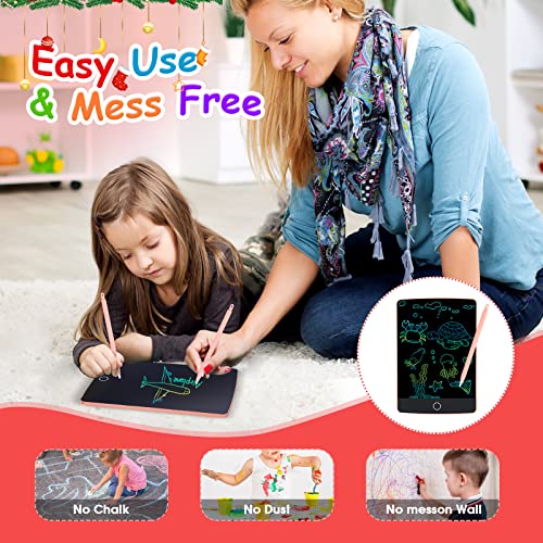 Topfree LCD Writing Tablet, 2 Pack Doodle Scribbler Pad, 8.5 inch LCD Colorful Writing Tablet Drawing Board Learning Gift for Kids, Educational Toys for 3-6 Years Old Boys & Girls