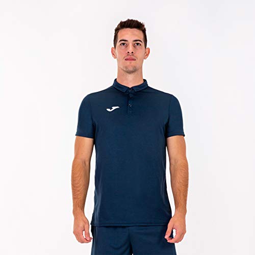 Joma Polo – Hobby Dark Navy M/C for Man, Unisex adult, POLO HOBBY MARINO OSCURO M/C, Navy - 331, XXXL