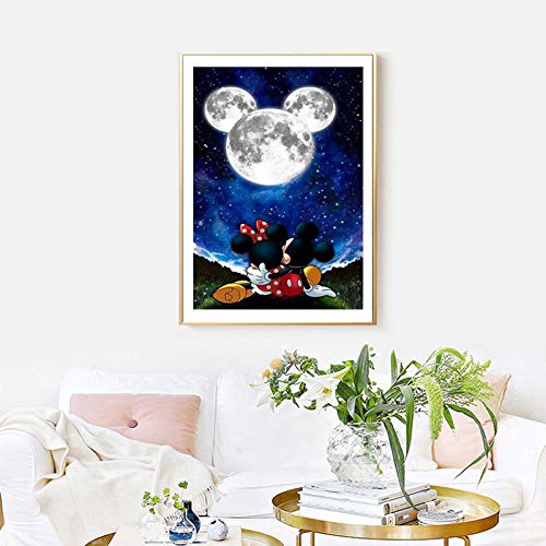 NASHRIO 5D Diamond Painting Kits for Kids, Round Diamond Art Kits Adults, DIY Full Drill Diamond Painting for Home Decor, Gifts. (Canvas Size: 40cm x 30cm)