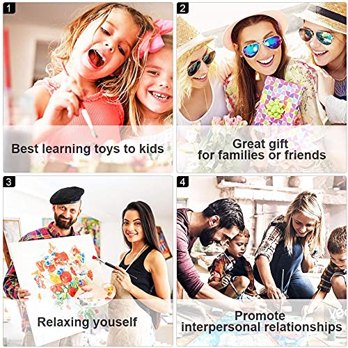 TISHIRON DIY Oil Painting by Numbers Succulent Plants Paint by Numbers for Adults Beginner Kids with Brushes and Acrylic Pigment for Home Wall Decor 16 x 20 Inches (ZBB-SZH-308)