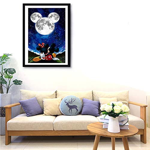 NASHRIO 5D Diamond Painting Kits for Kids, Round Diamond Art Kits Adults, DIY Full Drill Diamond Painting for Home Decor, Gifts. (Canvas Size: 40cm x 30cm)