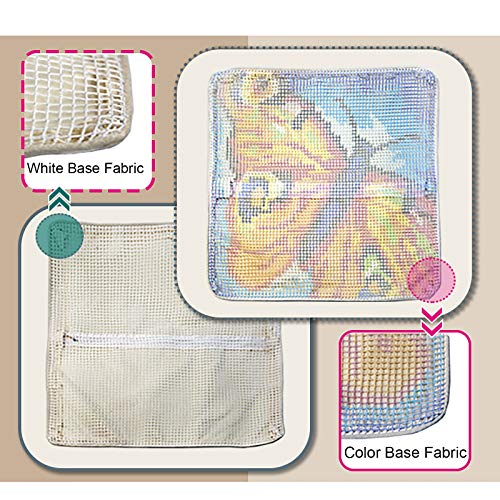 NZHK Latch Hook Kits, Latch Hook Kit for Beginners Love Throw Pillow Cover Pattern Printed Sofa Cushion Crochet Needle for Carpet Embroidery 17" X 17"