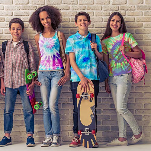 Desire Deluxe Tie Dye Kit – Set of 18 Colours Ink Tie-Dye Kits for Dyeing Fabric, Clothes – Creative Art Craft Games Activity for Kids & Adults (180pc)