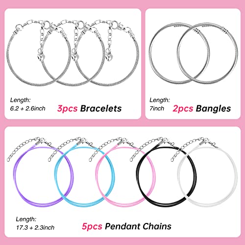 Qupzze Jewellery-Making Kits,108 PCS Abundant Romantic Sturdy Jewellery-Making Kits Easy to Install,DIY Gifts for Girls Kids Teens and Adults