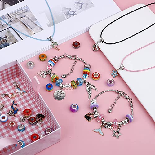 Qupzze Jewellery-Making Kits,108 PCS Abundant Romantic Sturdy Jewellery-Making Kits Easy to Install,DIY Gifts for Girls Kids Teens and Adults