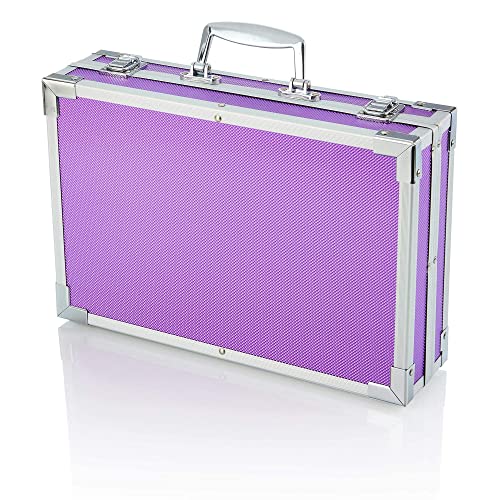 Artworx Multi Media Art Set - 125 Piece Aluminium Art Case With Paints, Colour Pencils & Oil Pastels - Art Kit With Mixed Art Supplies