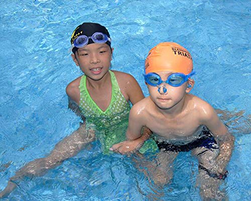 ds. distinctive style 3 Pieces Swimming Nose Clips PVC Silicone Swimming Nose Plugs Swim Training Protector Plug for Adult Kids (3 Pcs, Blue)