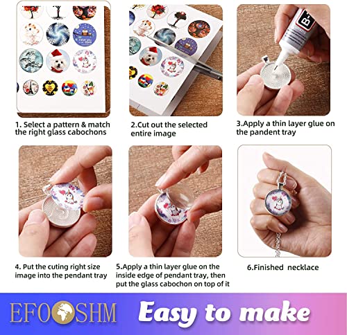 EFO SHM Jewellery Making Kit Charms for Jewellery Making Pendants Bracelet Chain Necklace Crafts Making Resin Jewellery Making Kit for Girls Adult