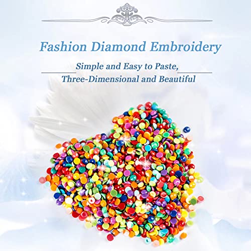 Tabeskly 5d Diamond Painting Kits for Adults UK Colored Eyes Jewel Bead Gem Crystal Dimond Picture Art Kit Adults Full Drill Kids Crafts Gift