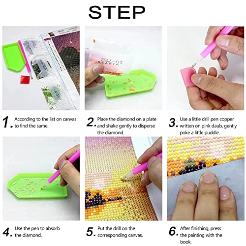 Tabeskly 5d Diamond Painting Kits for Adults UK Colored Eyes Jewel Bead Gem Crystal Dimond Picture Art Kit Adults Full Drill Kids Crafts Gift