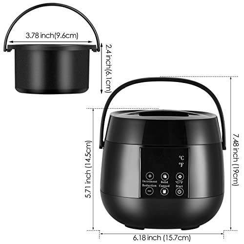 TTLIFE Intelligent Electric Wax Melting Machine,DIY Candle Making Kit,LED Display Screen Accurately Controls Beeswax Temperature,Candle Making Supplies for Adults Beginners, DIY Gift for Women Men