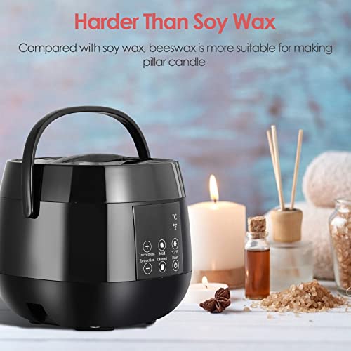 TTLIFE Intelligent Electric Wax Melting Machine,DIY Candle Making Kit,LED Display Screen Accurately Controls Beeswax Temperature,Candle Making Supplies for Adults Beginners, DIY Gift for Women Men