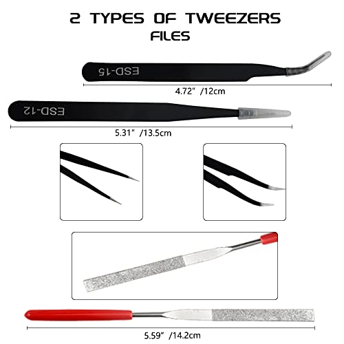 WMYCONGCONG 8 PCS Compatible with Gundam Model Tools Kit Modeler Basic Tools Hobby Building Tools Kit for Buildings Cars Airplanes Model Assemble Building Repairing and Fixing