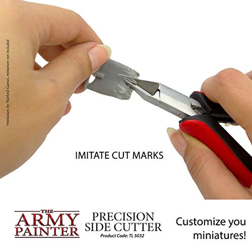 The Army Painter Hobby Tools Precision Side Cutter, Stainless Steel Flush Cutter, Side Snips, for Plastic, Resin and Metal Miniatures, for Tabletop Wargaming and Roleplaying DND Mini Figures