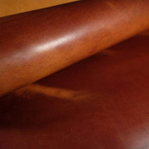 The Tannery Finished Full Grain Buffalo Genuine Leather Hides Crafts | Home Decor Leather Crafts Tooling Sewing Hobby Workshop Crafting Leather Hides Tan 12x24
