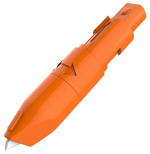 Slice 10418 Precision Cutter Blades, Pack of 4, Finger Friendly Hobby Knife Blades for Intricate Cuts – Perfect for Arts & Crafts, Silver