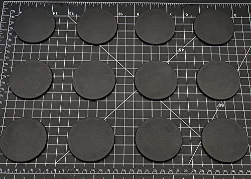 Wargaming 60mm Round Plastic Bases… (10 pcs)