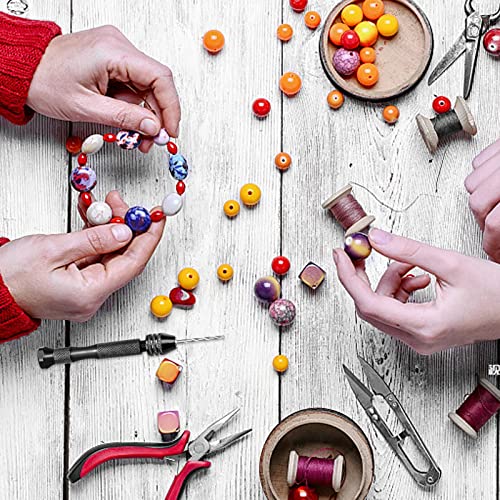 49 Pcs Precision Pin Vise Hobby Drill Hand Drill Bits Set Mini Twist Hand Drill Tool with Keyless Chuck and Twist Drills Rotary Bits for Model Making, Epoxy Resin Arts Crafts