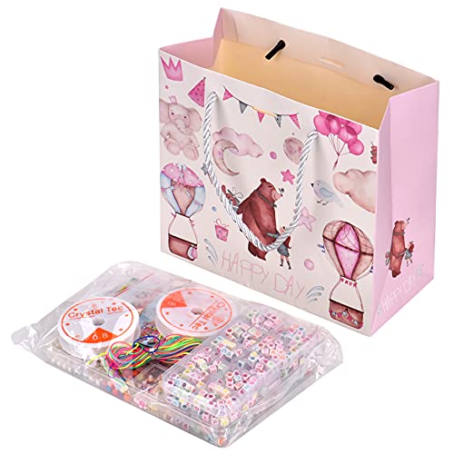 Queta DIY Beads Creative Hobby Children's Necklace Beads Kit Educational & Science Games Fancy Bracelet Puzzle Creative Handmade Beads 2 x 24 Grid