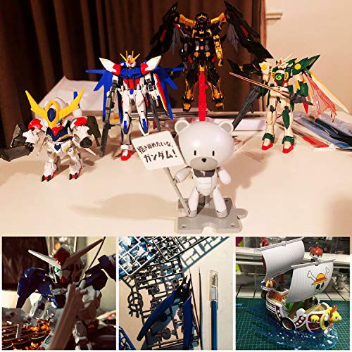 Aussel 33 Pieces Gundam Model Tools Kit, Model Basic Tools Craft Set, Hobby Building Craft Set for Basic Model Building Repairing and Fixing