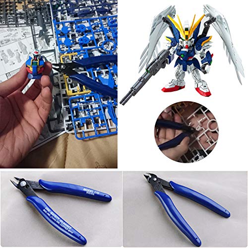 Aussel 33 Pieces Gundam Model Tools Kit, Model Basic Tools Craft Set, Hobby Building Craft Set for Basic Model Building Repairing and Fixing