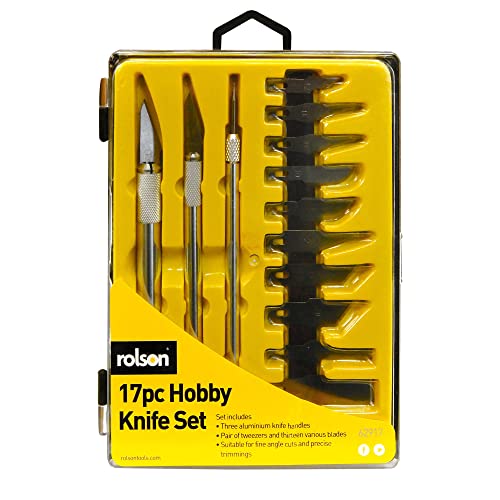 Rolson 62917 17 pc Hobby Knife Set
