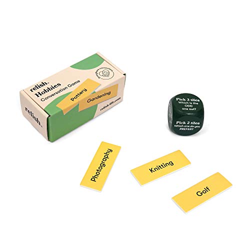 Relish Link & Think Hobbies Conversation Card Game - Dementia Activities & Alzheimer's Products, Games & Toys for Seniors