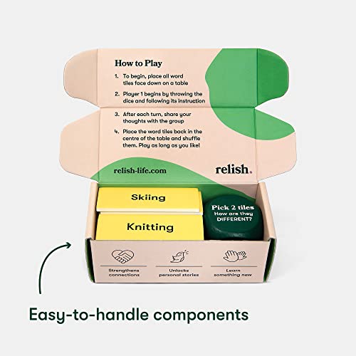 Relish Link & Think Hobbies Conversation Card Game - Dementia Activities & Alzheimer's Products, Games & Toys for Seniors