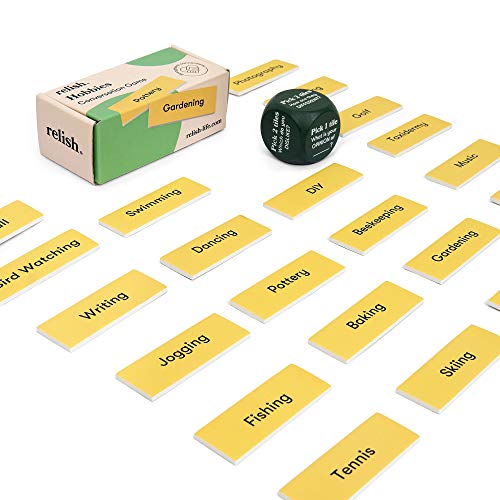Relish Link & Think Hobbies Conversation Card Game - Dementia Activities & Alzheimer's Products, Games & Toys for Seniors