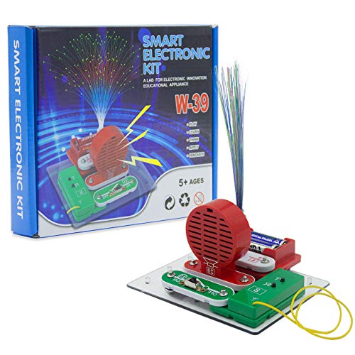 VFENG W39 Beginner Circuit Kits for Kids,Circuit Experiment Science Kits, Electronics Explorations Kits , Educational STEM Kit for Kids Ages 5-9 boys and girls