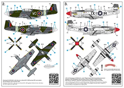 Arma Hobby Plastic Model kit P-51 B/C Mustang Expert Set (70038) in 1/72 Scale