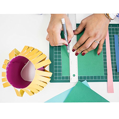 Excel 16024 Blades Soft Grip Hobby Knife, K18 with Safety Cap, American Made Light Duty Craft Knife (Red)