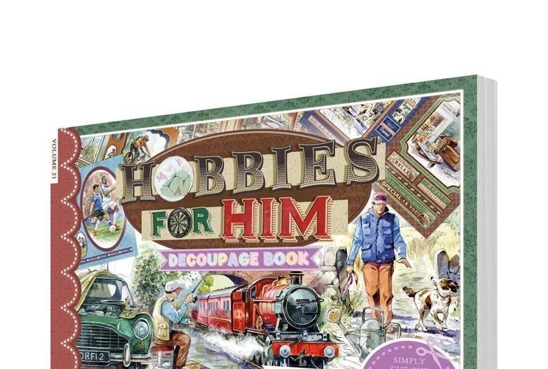 Hunkydory Crafts Hobbies for Him Decoupage Book