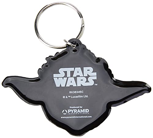 Star Wars, RK38345C, Star Wars - Yoda Rubber Keychain, Multi-Color, 4.5 x 6cm