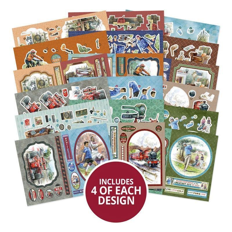 Hunkydory Crafts Hobbies for Him Decoupage Book