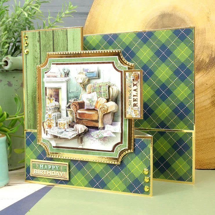 Hunkydory Crafts Hobbies for Him Decoupage Book