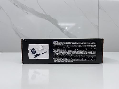 Hands Free Headband Magnifying Glass, USB Charging Head Magnifier with LED Light Jewelry Craft Watch Hobby 5 Lenses 1.0X 1.5X 2.0X 2.5X 3.5X (Upgraded Version)