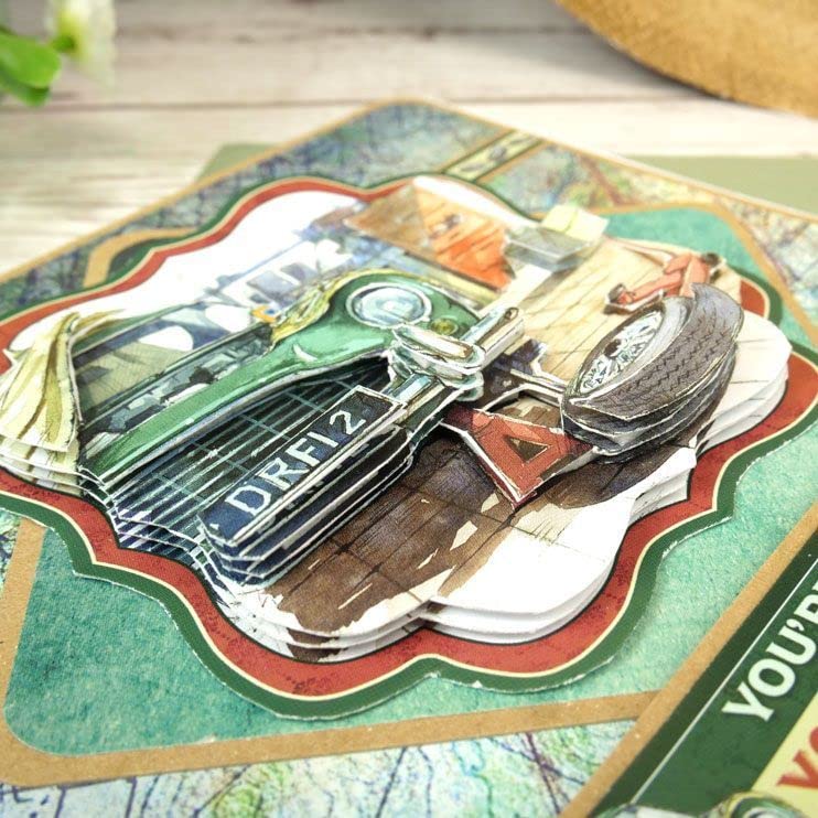 Hunkydory Crafts Hobbies for Him Decoupage Book