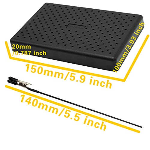 Spray Paint Clamping, Painting Stand Base and Alligator Clip Stick Set , Metal Wire Alligator Clamps, Tailed Clasp Clips for Hobby Modeling DIY Memo, Photo, Card