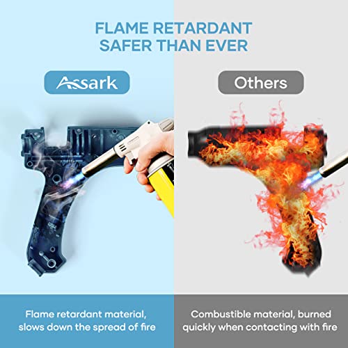 Assark Hot Glue Gun for Crafting, Fireproof Mini Glue Gun with 60 Glue Sticks for School Kids Craft Hobby DIY Arts Quick Home Repairs, 20W (Green)