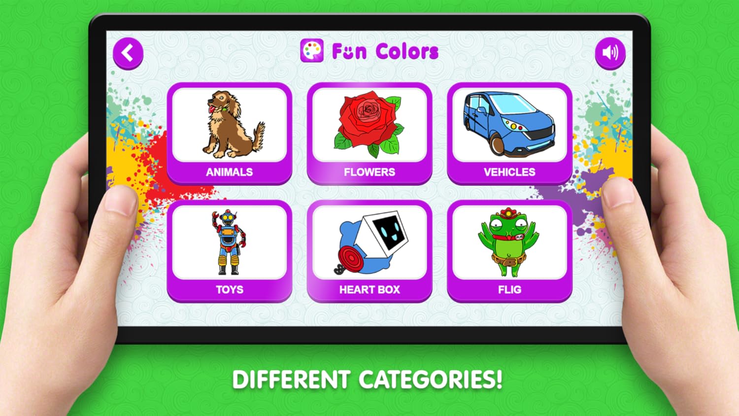 Fun Colors - new free kids coloring book & drawing games for girls & boys